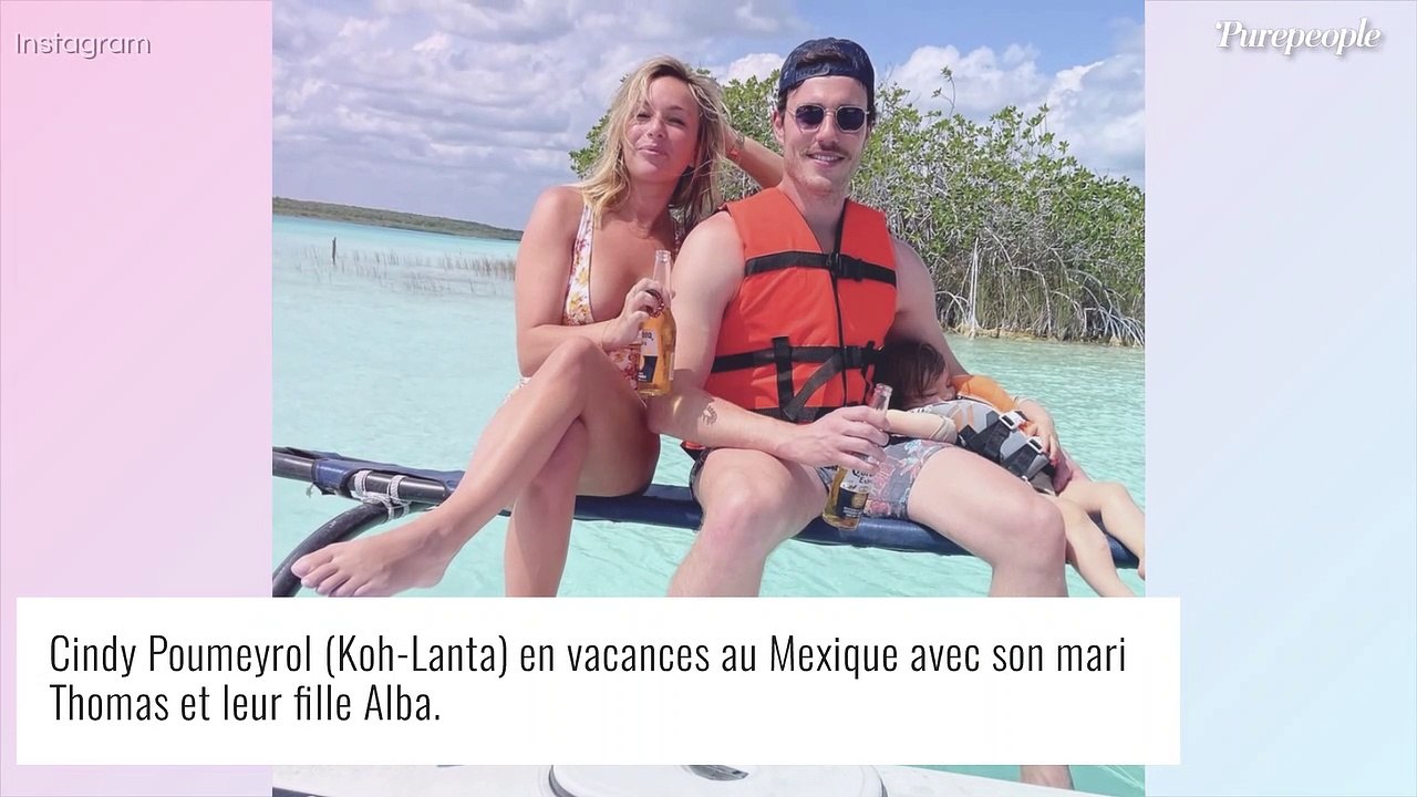 Cindy (Koh-Lanta), son mari et leur fille au Mexique : Un "drame" gâche les vacances