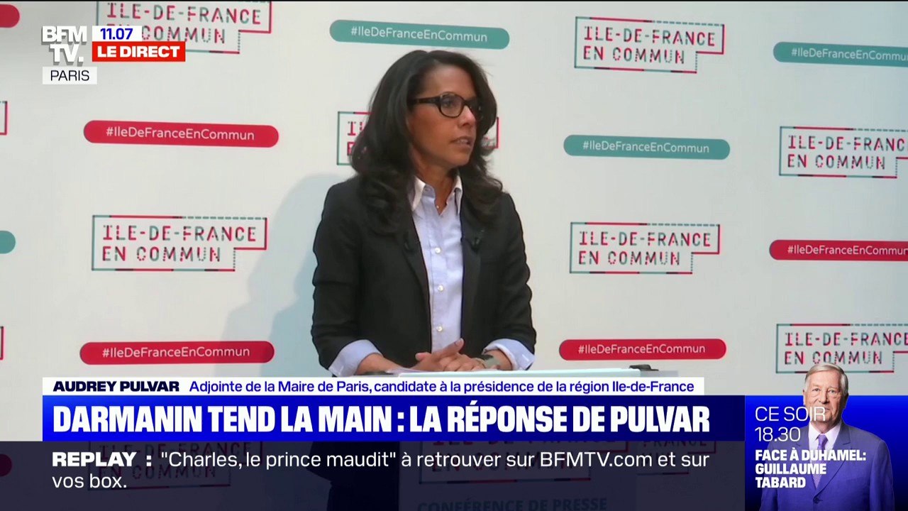 Audrey Pulvar: "Je saisis cette main tendue" par Gérald Darmanin