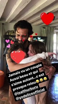 Maxim Nucci et Isabelle Ithurburu rendent visite à Sandra Sisley. Instagram. Le 24 mai 2021.