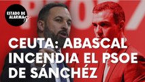 El líder de Vox, Santiago Abascal, incendia desde Ceuta el PSOE de Sánchez: “Mafia corrupta”