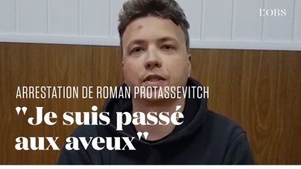 Les aveux du militant biélorusse Roman Protassevitch diffusés à la télévision publique