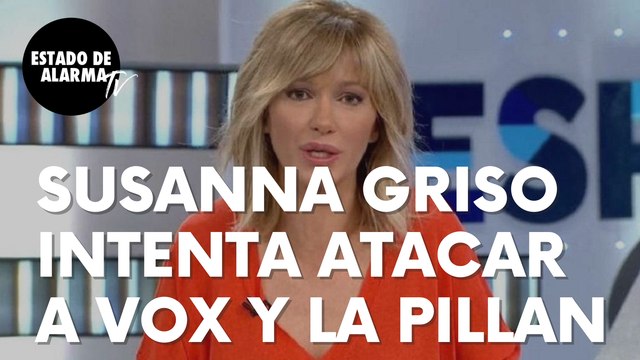 Tremenda ‘pillada’ a la periodista Susanna Griso al intentar atacar a Vox: “Partidarios y detractores”