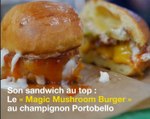 Sandwich au top: le burger au champignon magique de la Felicità
