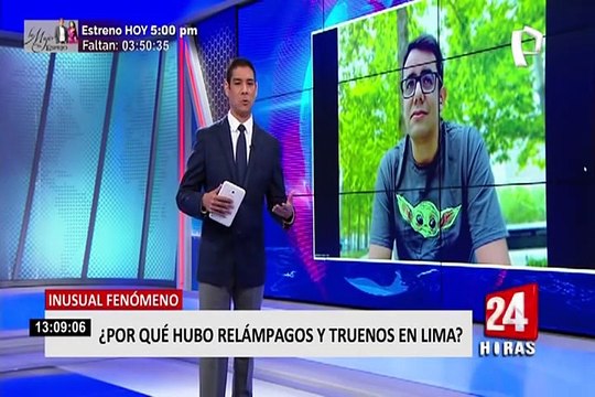 ¿Por qué hubo truenos y relámpagos en Lima?