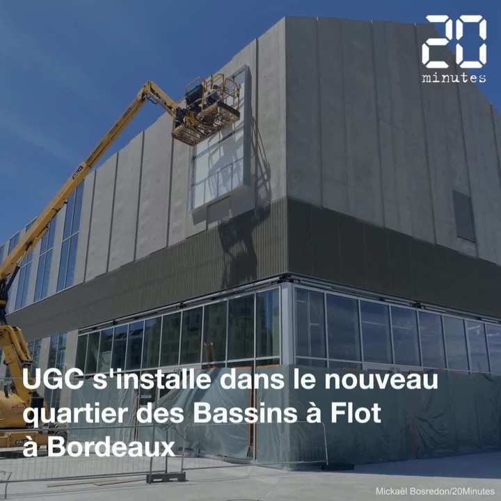 Bordeaux : Plongée dans le chantier du nouveau cinéma UGC des Bassins à Flot