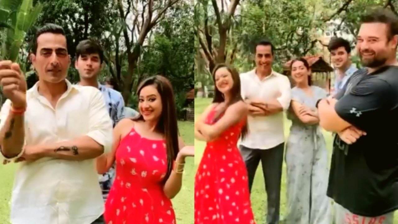 Anupamaa के सेट पर Madalsa Sharma और Sudhanshu Pandey के डांस के बीच आए  Mahaakshay | FilmiBeat