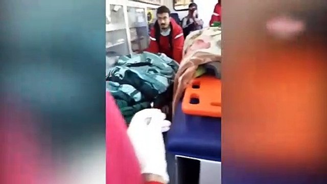 Muhaliflerin kontrolündeki bölgeye ulaşan konvoydan ilk görüntüler!