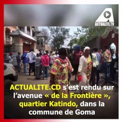 Nyiragongo-Goma: à Katindo, ces immeubles se sont écroulés