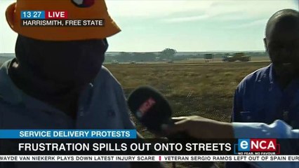 Harrismith community protests over service delivery issues