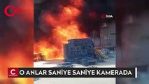 Bayrampaşa Sebze ve Meyve Hali'nde korkutan yangın!