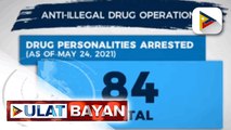 84 drug suspects, arestado sa loob ng apat na araw