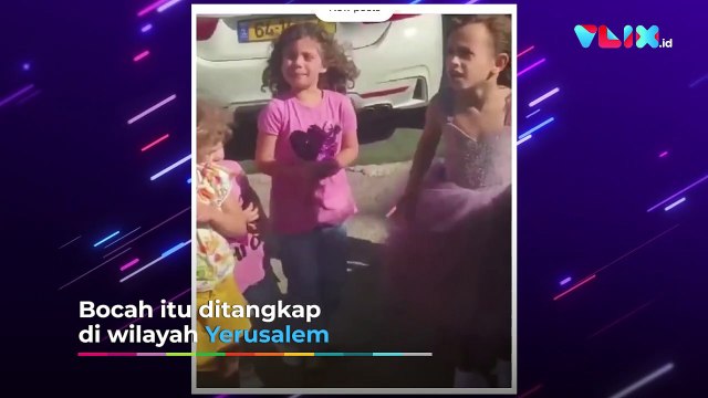 Bocah Palestina Ditangkap Polisi Israel, Adiknya Menangis