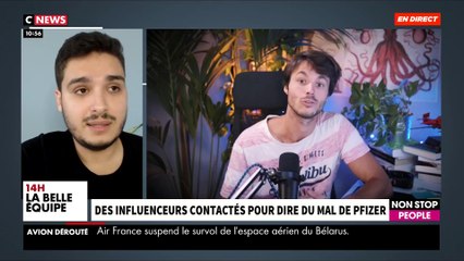 L’influenceur Amine contacté pour du mal de Pfizer était l’invité de Jean-Marc Morandini dans « Morandini Live »