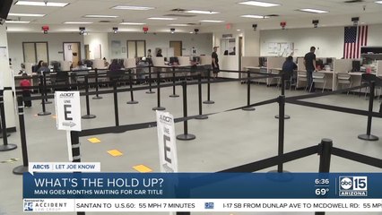 Man waits months for car title -- what is the hold up?