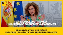 La Moncloa preveu una reunió Sánchez-Aragonès abans de la taula de diàleg i recorda 