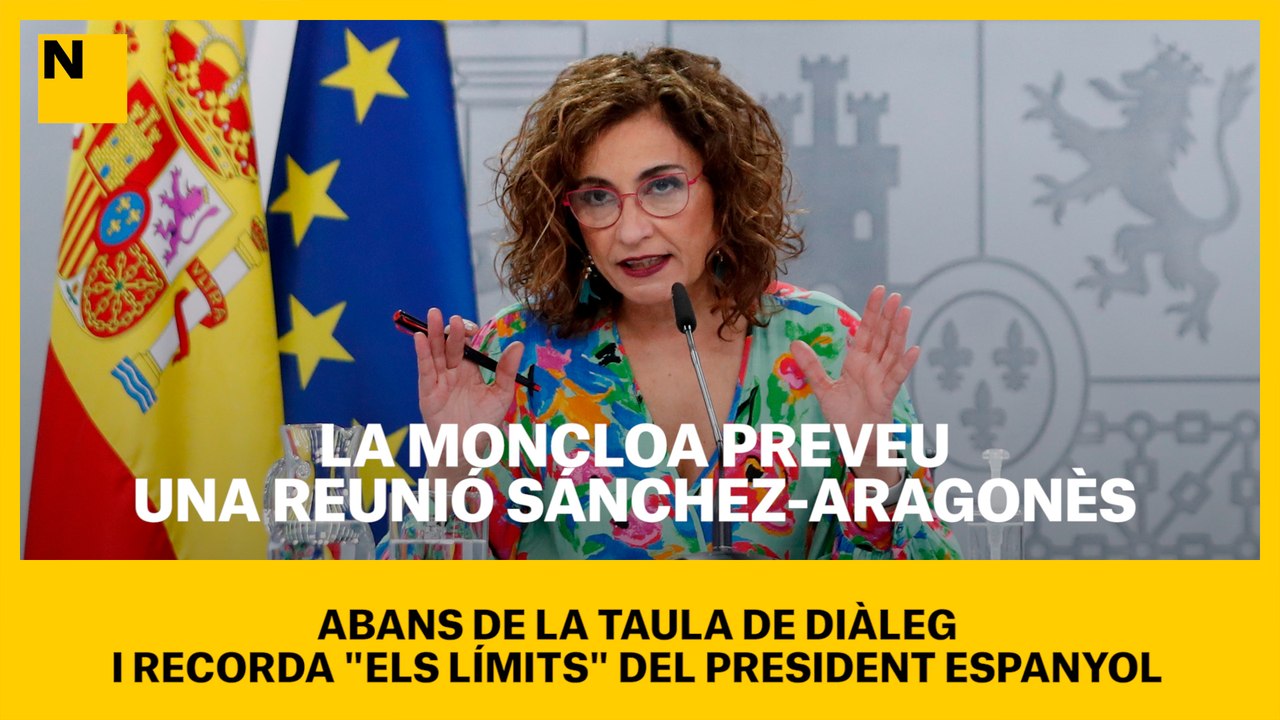 La Moncloa preveu una reunió Sánchez-Aragonès abans de la taula de diàleg i recorda "els límits" del president espanyol