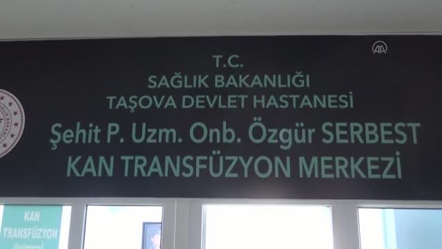 Taşova'da Şehit Piyade Onbaşı Özgür Serbest Kan Transfüzyon Merkezi açıldı