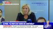 Marine Le Pen réclame la 