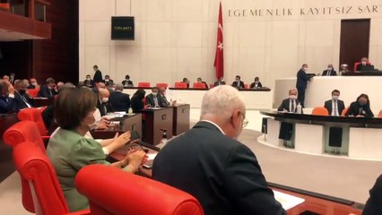 HDP'den Meclis'te HSYK protestosu: Vekiller, Genel Kurul'u terk etti