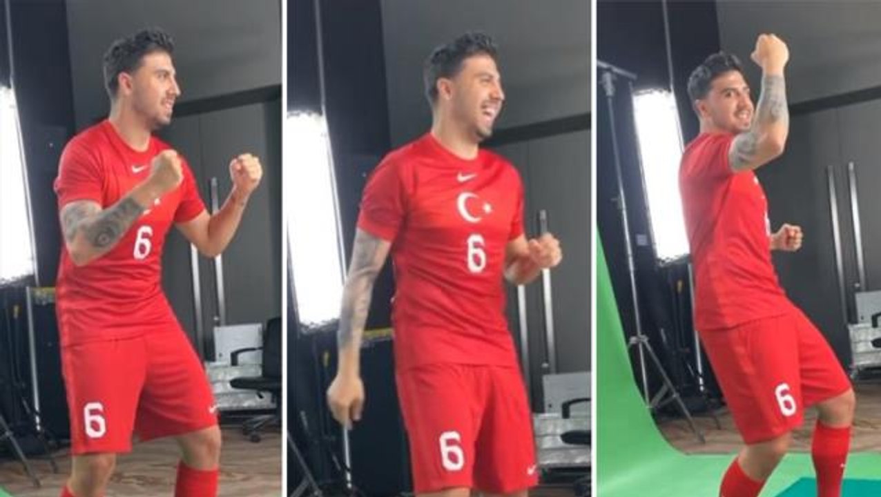 Ozan Tufan, Milli Takım'ın fotoğraf çekiminde herkesi kahkahalara boğdu