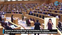 Bronca en el Senado tras el acatamiento en catalán y 