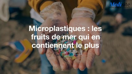 Microplastiques : les fruits de mer qui en contiennent le plus