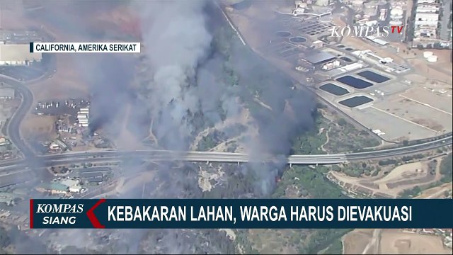 Terjadi Kebakaran Lahan di Riverside County California, Warga Harus Dievakuasi