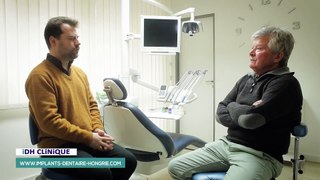 Refaire toutes ses dents -  Dernière étape : la pose du bridge sur les implants - iDH Clinique, Dr Szrebro dentiste Budapest