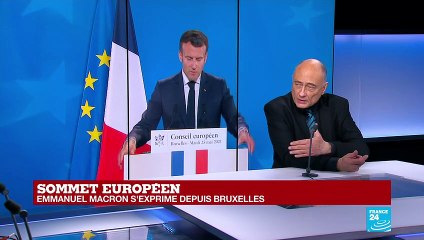 A l'issue du sommet européen, Emmanuel Macron s'est exprimé sur la Biélorussie