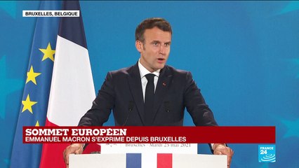 Replay - Sommet européen : Emmanuel Macron s'exprime depuis Bruxelles