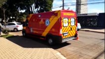 Condutor de Uno e motociclista se envolvem em colisão no Centro da cidade