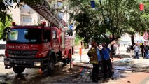 BURSA - Bir evde çıkan yangında dumandan etkilenen kadın hastaneye kaldırıldı