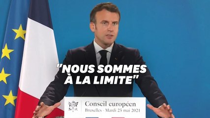 "Nous sommes à la limite": Macron reconnait la difficulté de sanctionner la Biélorussie