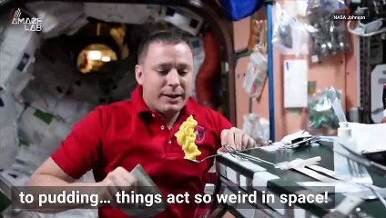 Check Out How Honey Behaves in Zero Gravity!