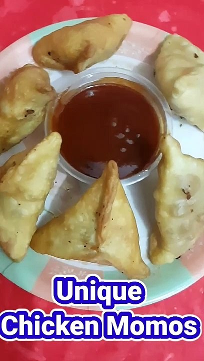 Kurkure Chicken Momos #Fried Chicken Momos #Chicken dim sum fried #Crispy Chicken Momos #Chicken Momos by Safina Kitchen