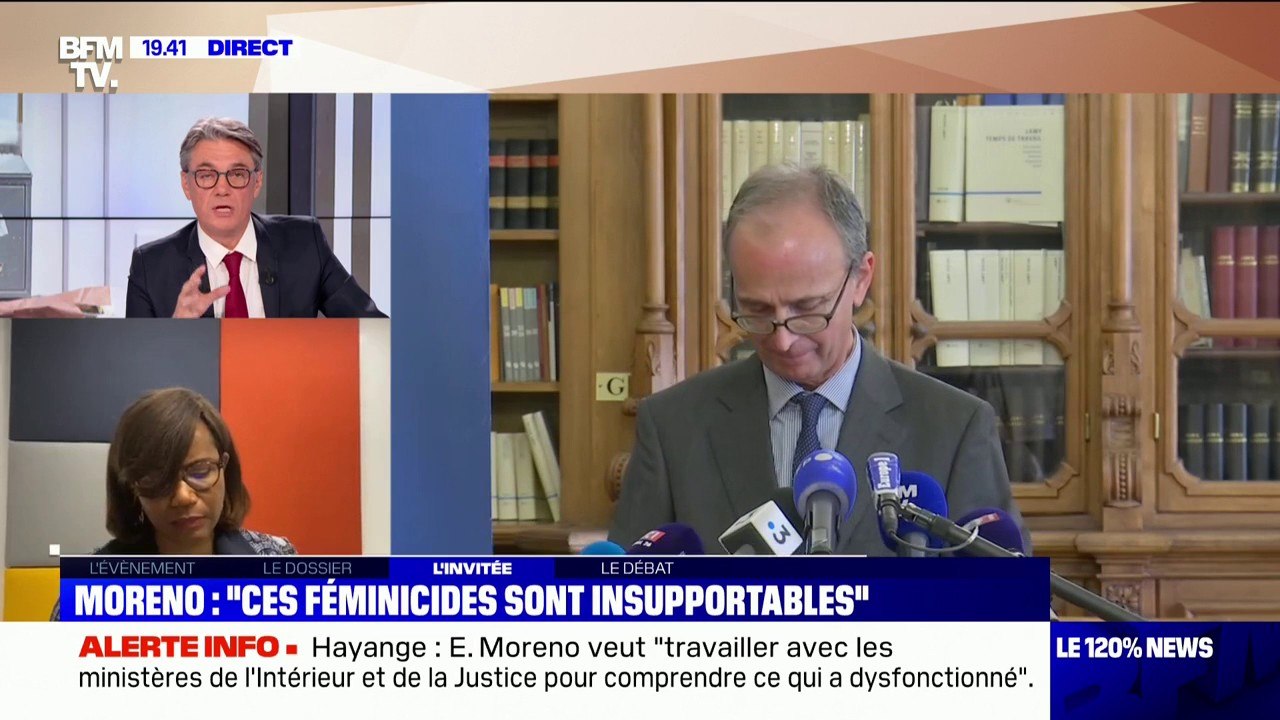 Élisabeth Moreno sur les féminicides: "La société de manière générale sous estime la dangerosité des agresseurs"