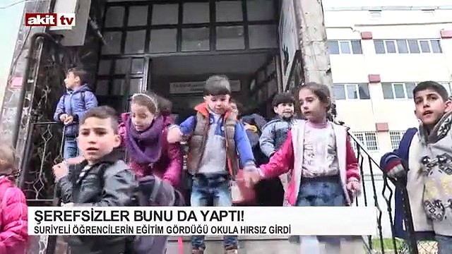 Hırsızlar bu defa Suriyeli okulunu soydu! Bu kadarına da pes!