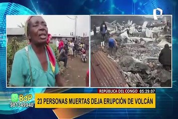 Congo: Al menos 23 muertos deja erupción del volcán Nyiragongo