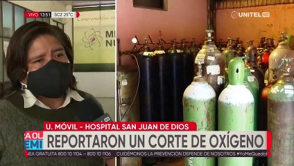 Reportan corte de oxígeno en el hospital San Juan de Dios