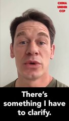 Disculpa de John Cena por llamar país a Taiwan