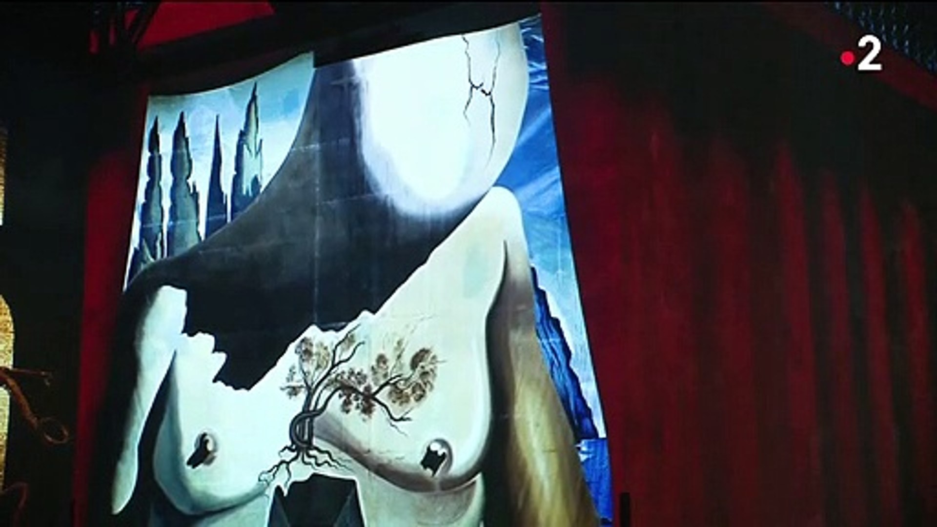 L Enigme Salvador Dali Sublimee A L Atelier Des Lumieres A Paris Video Dailymotion