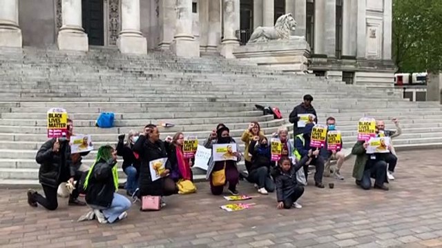 blm protest at guildhall