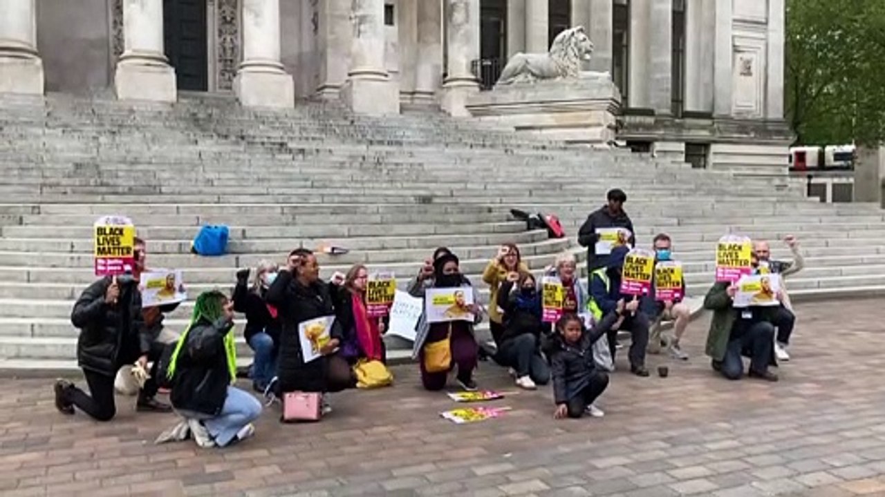 blm protest at guildhall