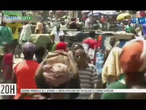 RTG/ Célébration de la journée mondiale de l’Afrique - l’union africaine met en valeur le combat Africain