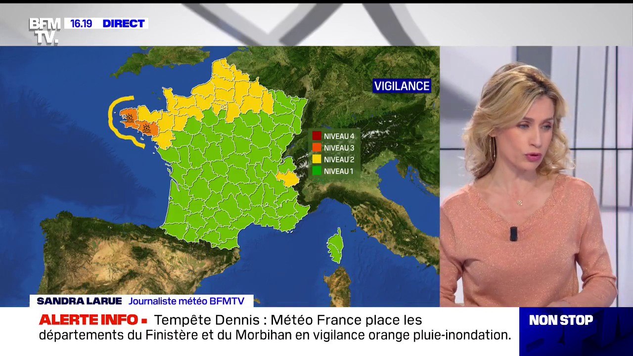 Le Finistère et le Morbihan placés en vigilance...