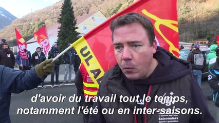 Les saisonniers des stations de ski en piste contre la précarité