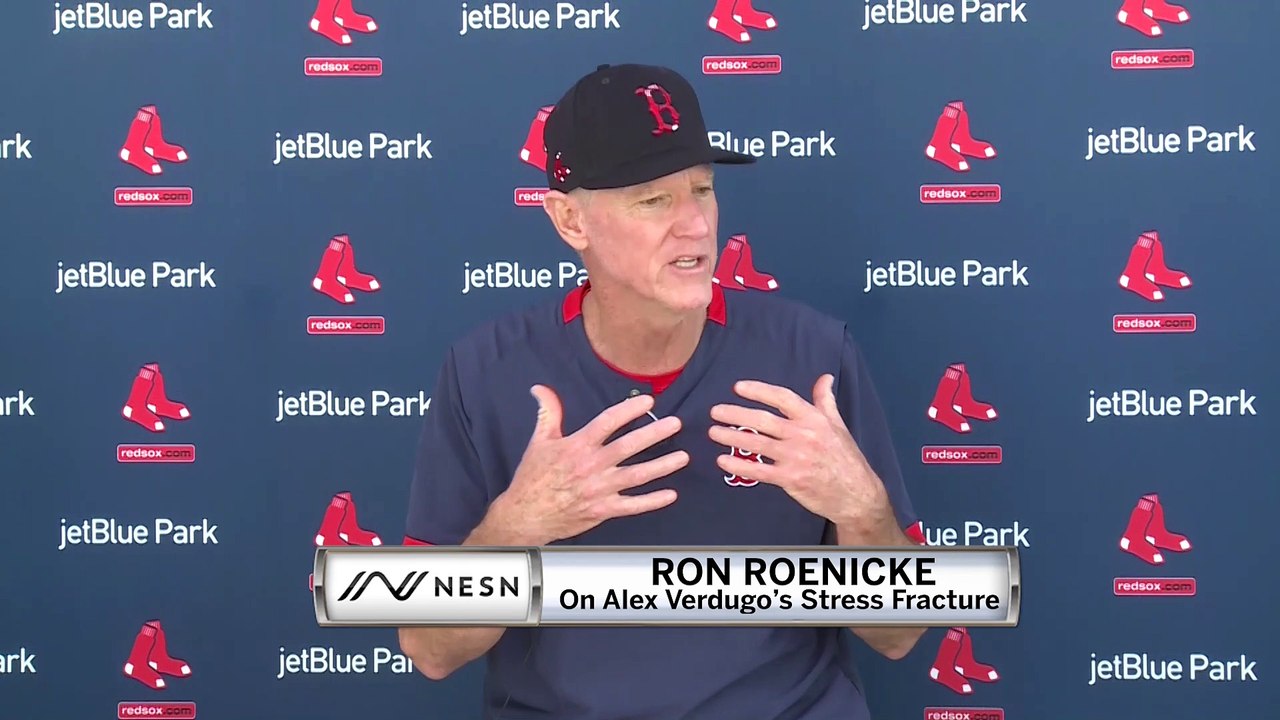 Red Sox Interim Manager Ron Roenicke On Alex Verdugo's Back Injury