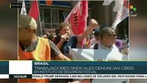 Brasil: trabajadores sindicales denuncian crisis en seguridad social