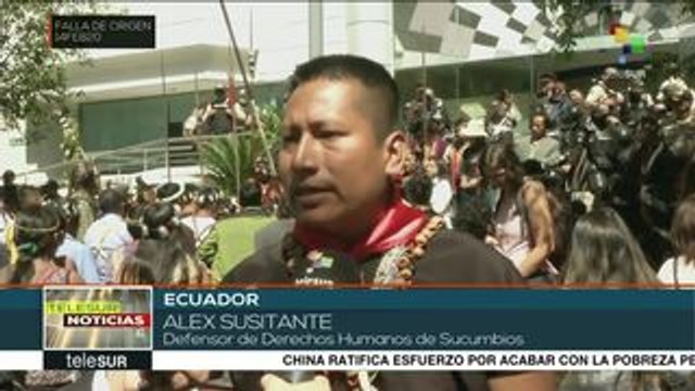 Ecuador: comunidades indígenas exigen respeto a sus territorios