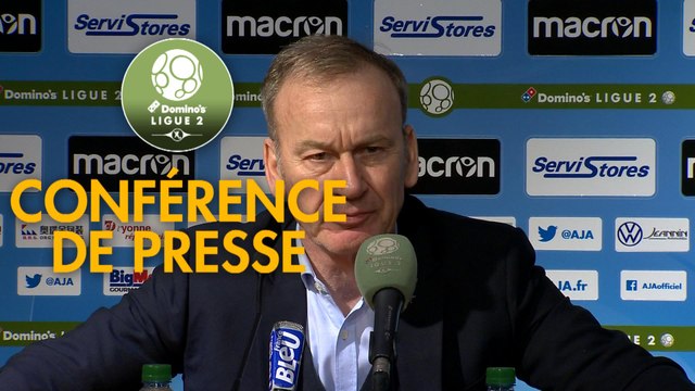 Conférence de presse AJ Auxerre - FC Chambly (0-0) : Jean-Marc FURLAN (AJA) - Bruno LUZI (FCCO) - 2019/2020
